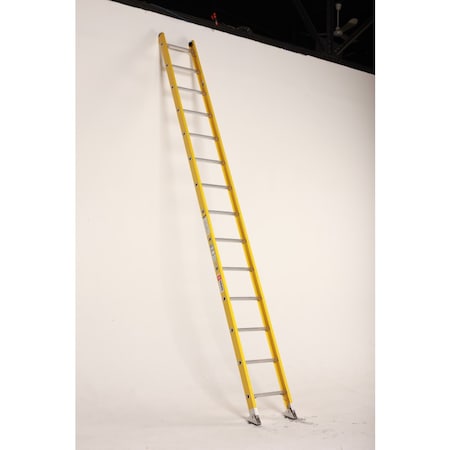 Bauer Ladder Straight Ladder, Fiberglass, 300 lb Load Capacity 33014